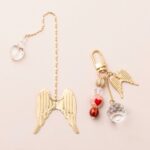 Bookmark & Keychain Set - Angel Wings