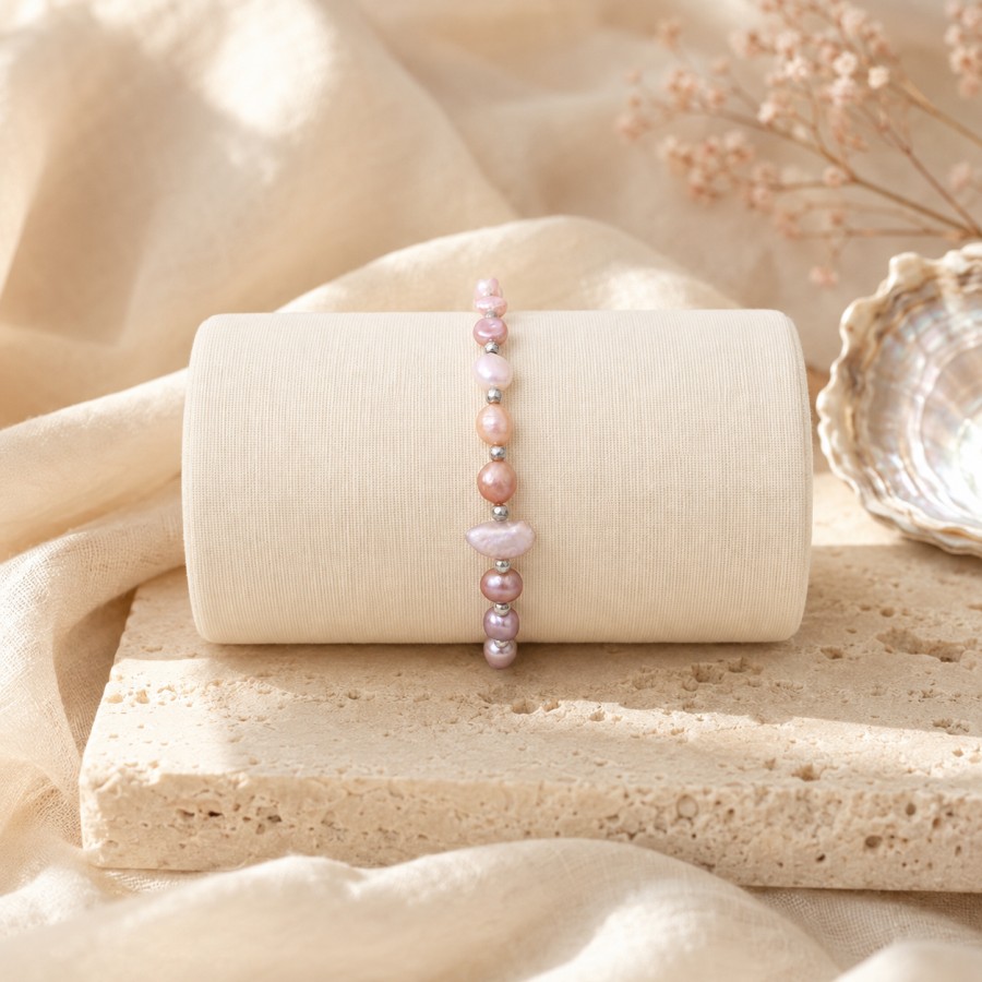 Silver Multi Pink pearl Silver Multi Pink Pearl - Imagen 1