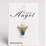 Angel Birthstone Pin: Marzo