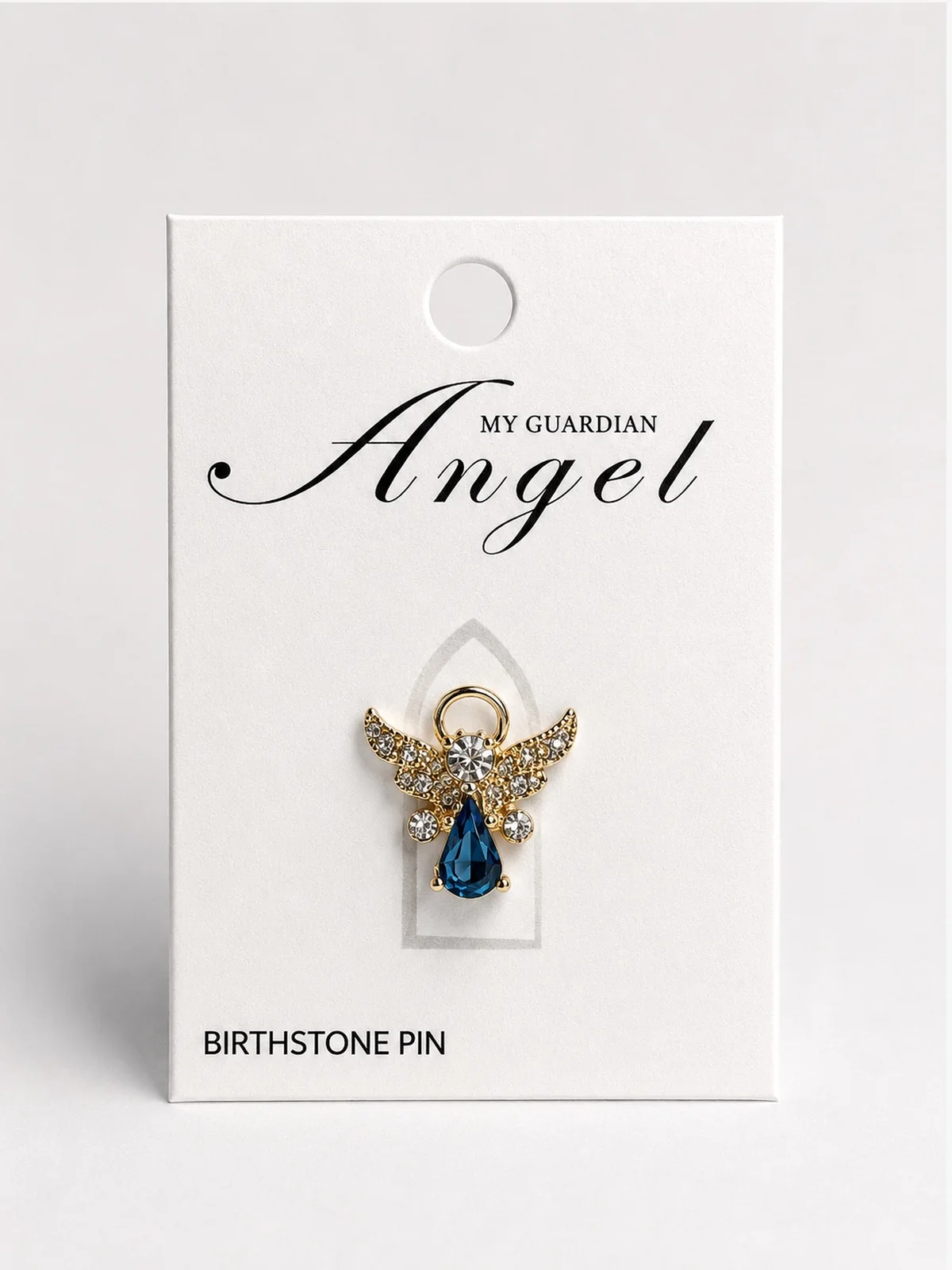 06-angel-azul Angel Birthstone Pin: Diciembre - Imagen 1