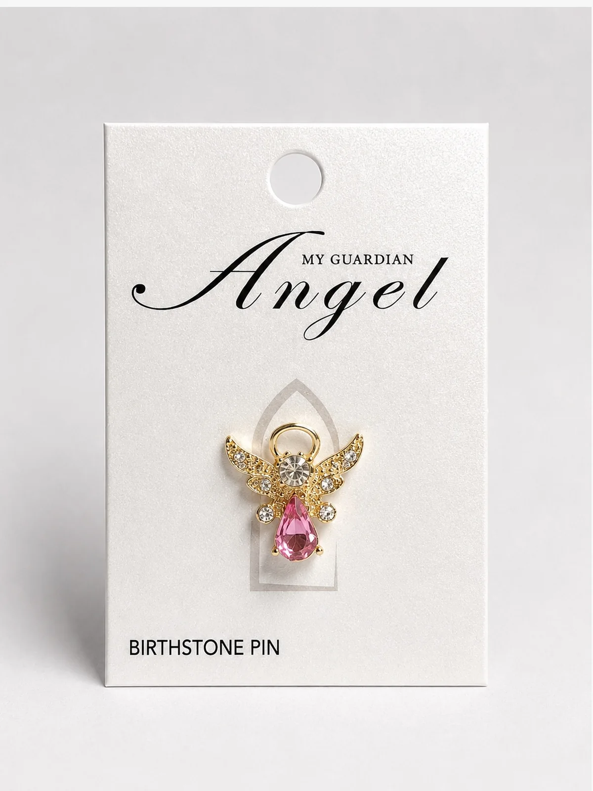 07-angel-rosa Angel Birthstone Pin: Octubre - Imagen 1