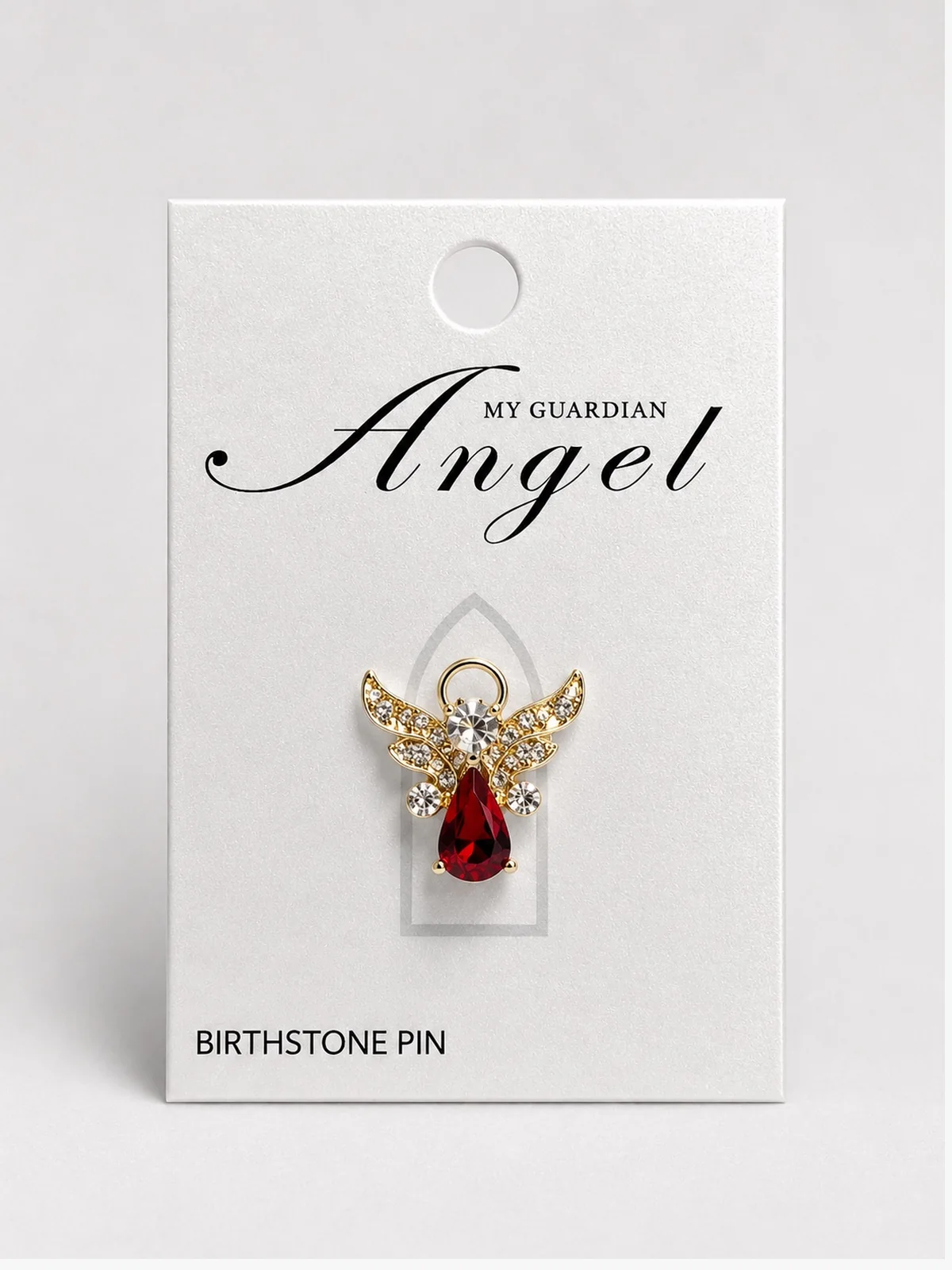 08-angel-rojo Angel Birthstone Pin: Julio - Imagen 1