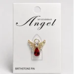 Angel Birthstone Pin: Enero