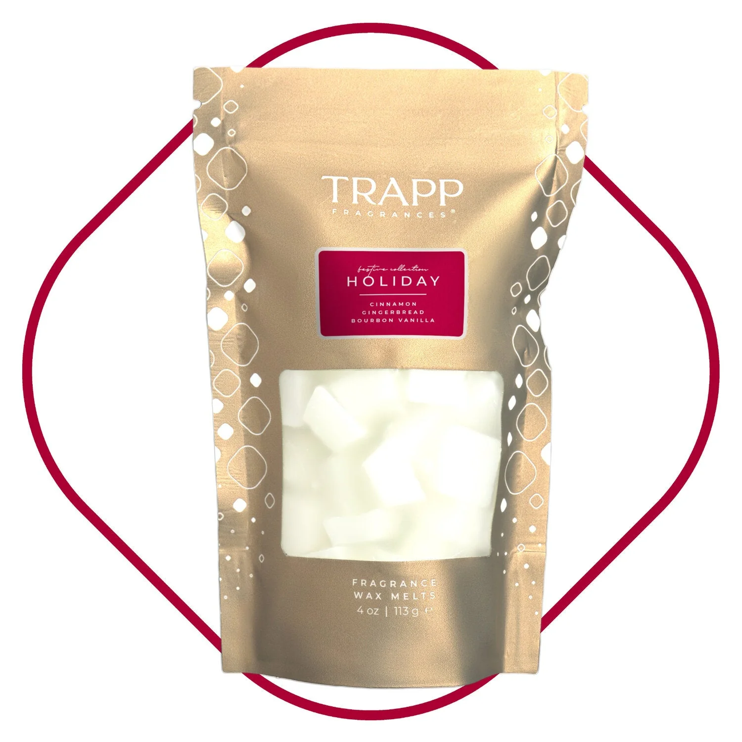 Metl holiday 4oz Wax Melt Pouch, Trapp / 71458 Holiday - Imagen 1
